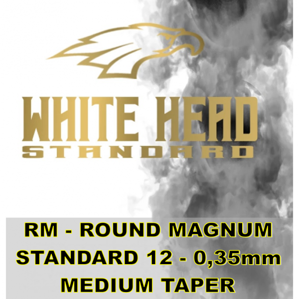 AGULHA WHITE HEAD STANDARD 13RM-12 (CX C/ 50 UNID)