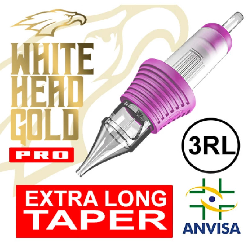 CARTUCHO WHITE HEAD GOLD PRO 03RL-06 FINE LINE (CX C/ 20 UNIDADES)