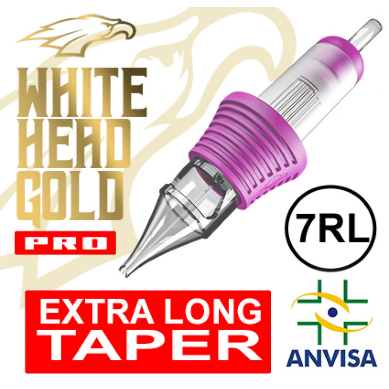 CARTUCHO WHITE HEAD GOLD PRO 07RL-06 FINE LINE (CX C/ 20 UNIDADES)