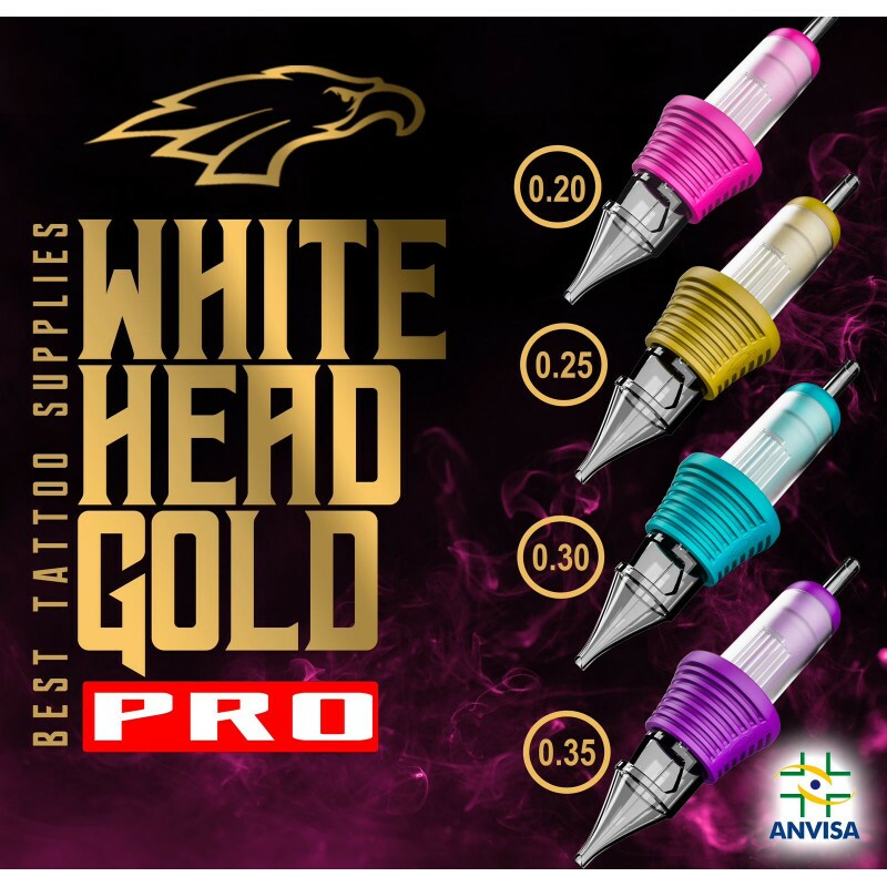CARTUCHO WHITE HEAD GOLD PRO CAIXA 20 UNID (MISTA)