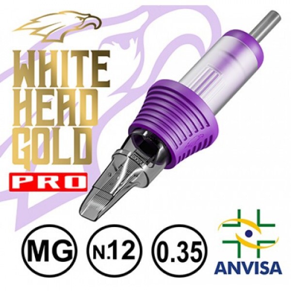 CARTUCHO WHITE HEAD GOLD PRO 25MG-12 (CX C/ 20 UNIDADES)