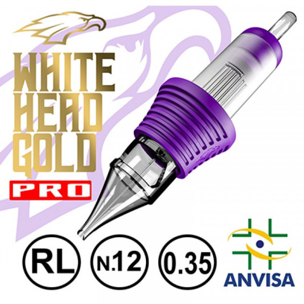 CARTUCHO WHITE HEAD GOLD PRO 09RL-12 (CX C/ 20 UNIDADES)