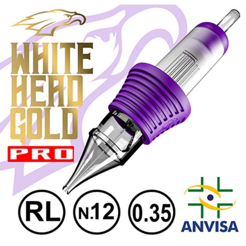 CARTUCHO WHITE HEAD GOLD PRO 03RL-12 (CX C/ 20 UNIDADES)