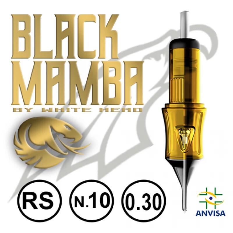 CARTUCHO WHITE HEAD GOLD BLACK MAMBA (05RS-10)