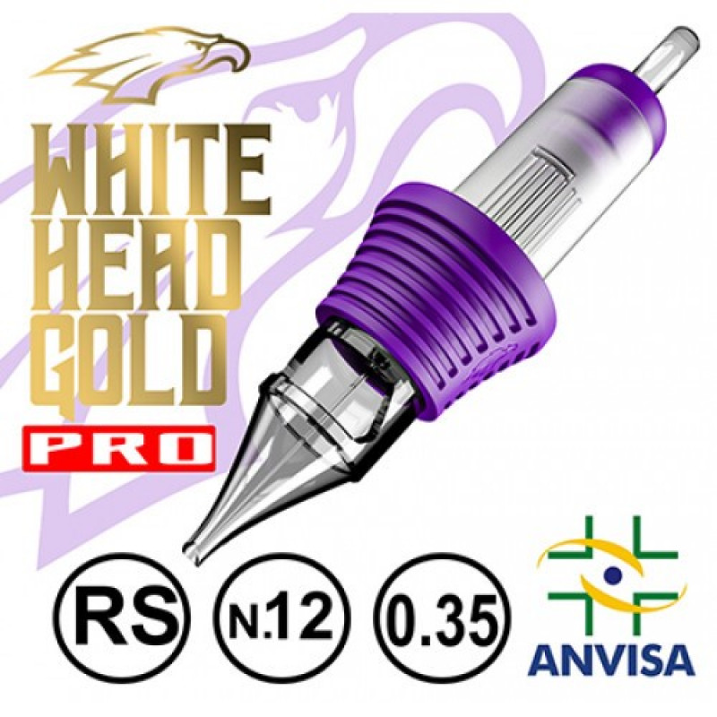 CARTUCHO WHITE HEAD GOLD PRO 07RS-12 (CX C/ 20 UNIDADES)