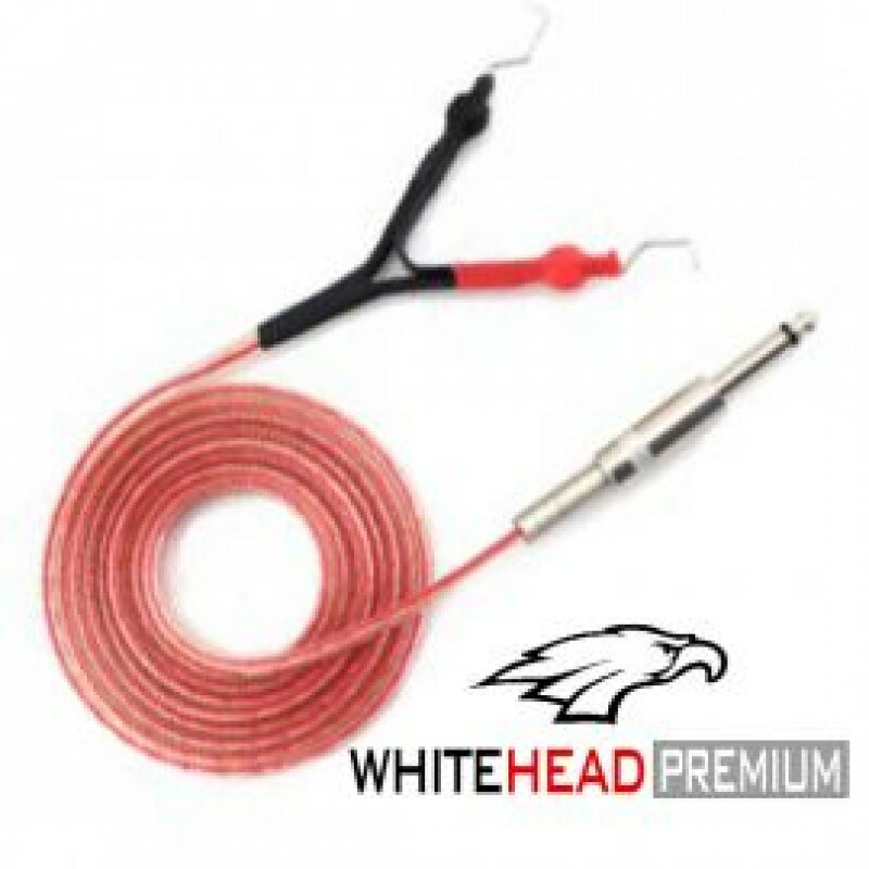 CABO CLIP CORD WHITE HEAD PREMIUM - REF: 1315 - RED