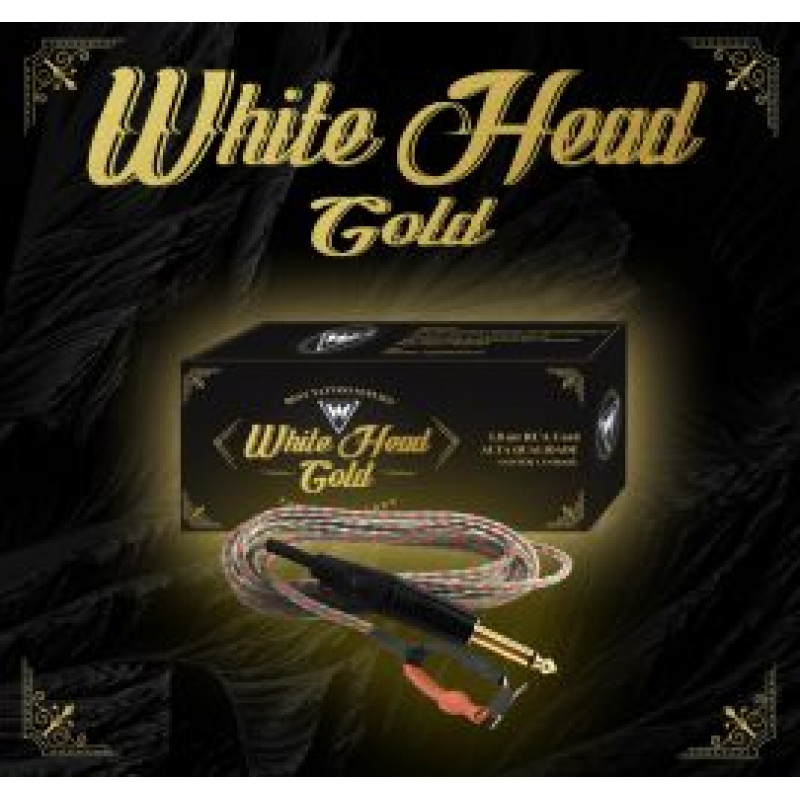 CABO CLIP CORD WHITE HEAD GOLD - COR: VERMELHO