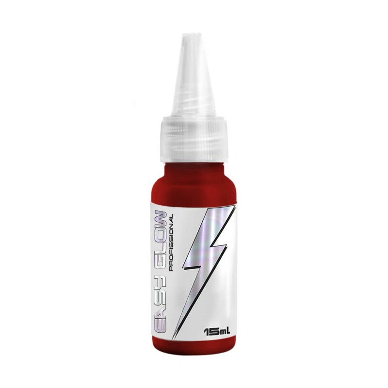 TINTA P/ TATUAGEM EASYGLOW COR: FIRE RED - 30ML