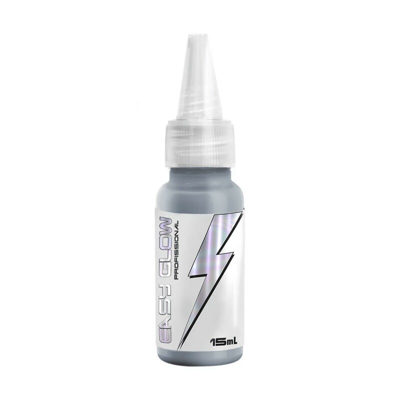 TINTA P/ TATUAGEM EASYGLOW COR: STEEL GRAY - 30ML 