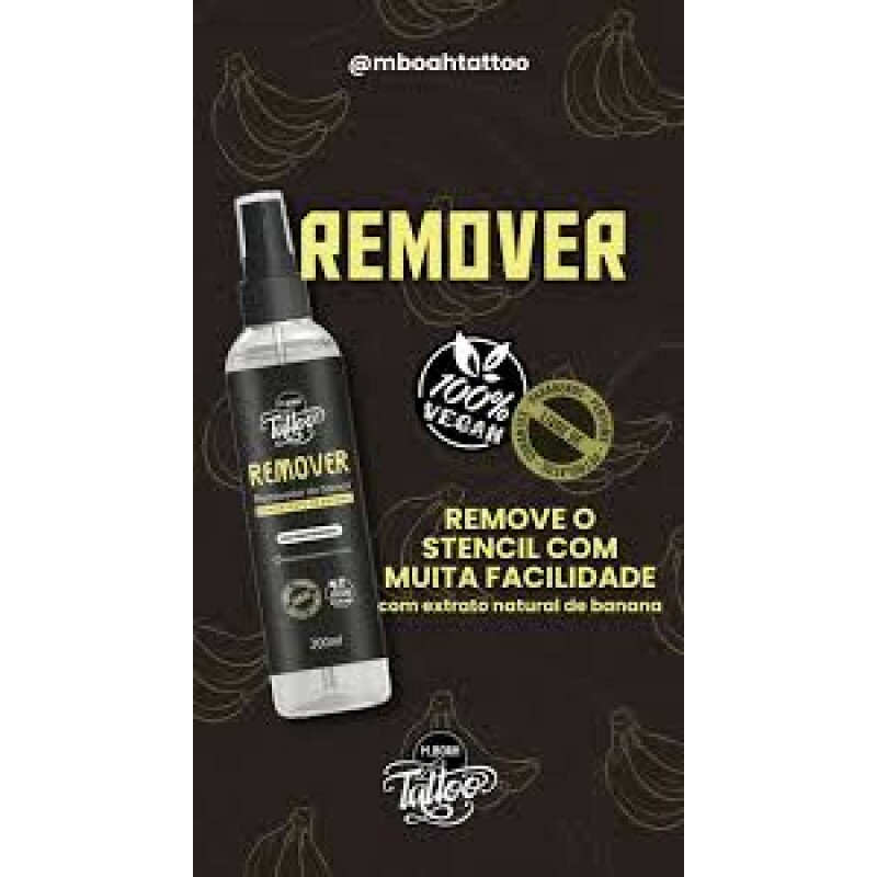 REMOVEDOR DE DECALQUE MBOAH - 200ML - 100% VEGANO REMOVEDOR DE DECALQUE MBOAH - 200ML - 100% VEGANO