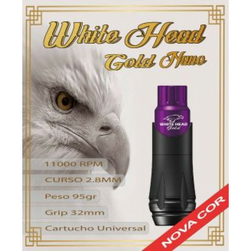 MAQUINA WHITE HEAD GOLD NANO PURPLE (PK-208)