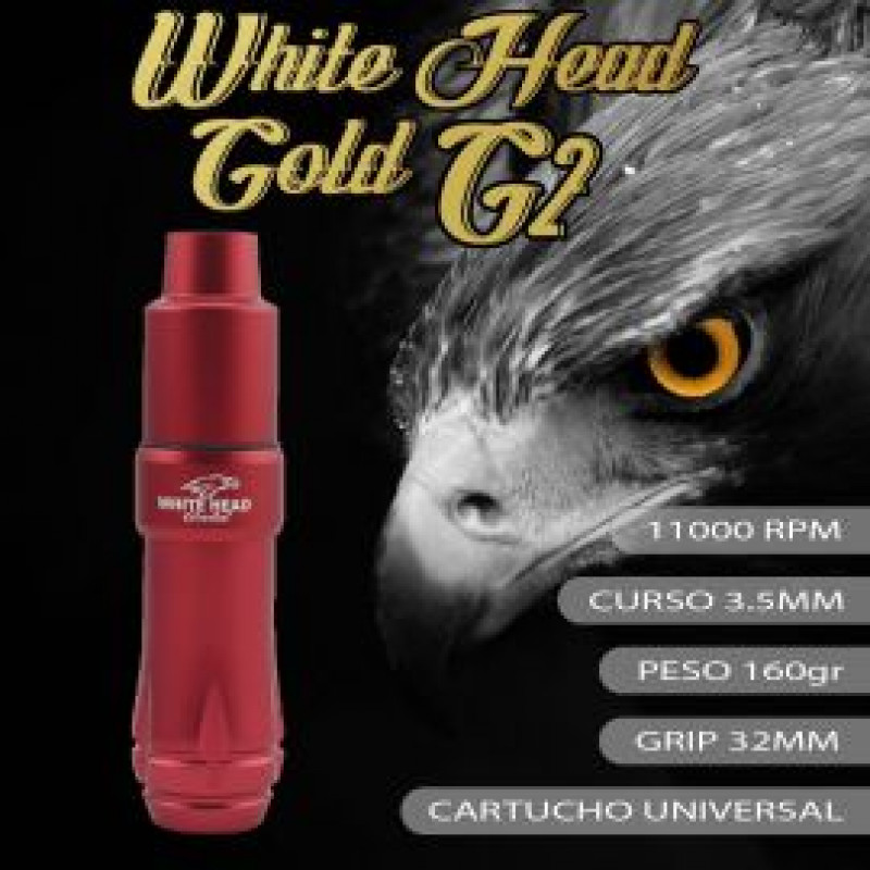 MAQUINA WHITE HEAD GOLD (G2) - RED