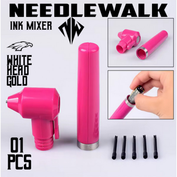 MISTURADOR DE TINTA COM 5 HASTES (PINK)