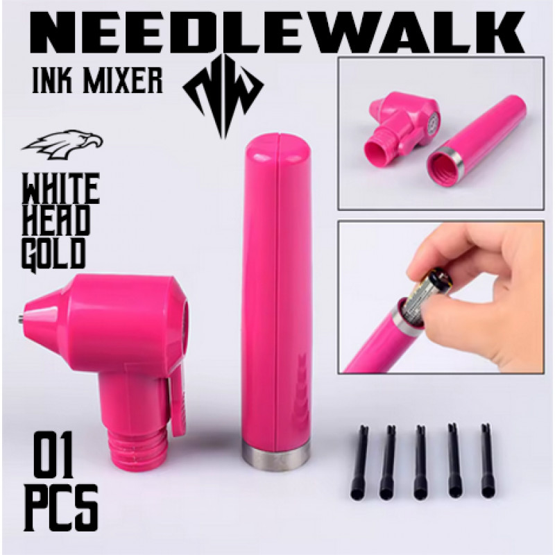 MISTURADOR DE TINTA COM 5 HASTES (PINK)