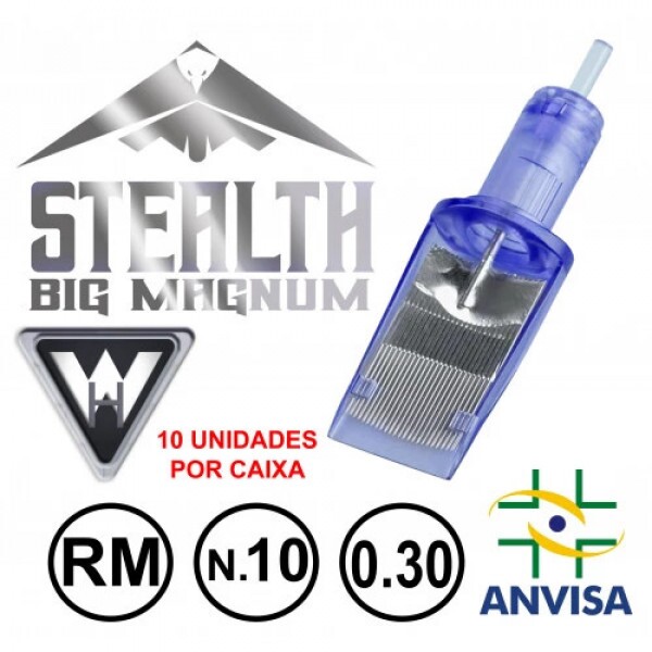 CARTUCHO WHITE HEAD GOLD STEALTH BIG - 39RM-10 - (CX C/ 10 UNIDADES)