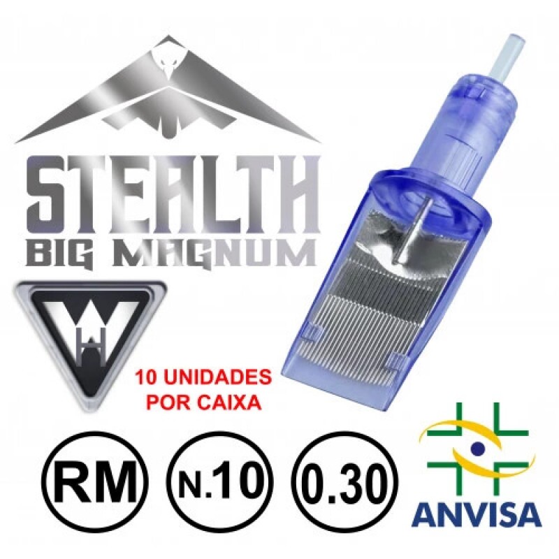 CARTUCHO WHITE HEAD GOLD STEALTH BIG - 49RM-10 - (CX C/ 10 UNIDADES)