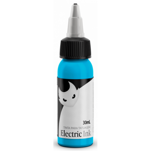 TINTA P/ TATUAGEM ELECTRIC INK COR: AZUL BEBE - 30ML (VENC, 12/2024)