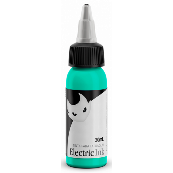 TINTA P/ TATUAGEM ELECTRIC INK COR: VERDE AGUA - 30ML (VENC. 09/2024)