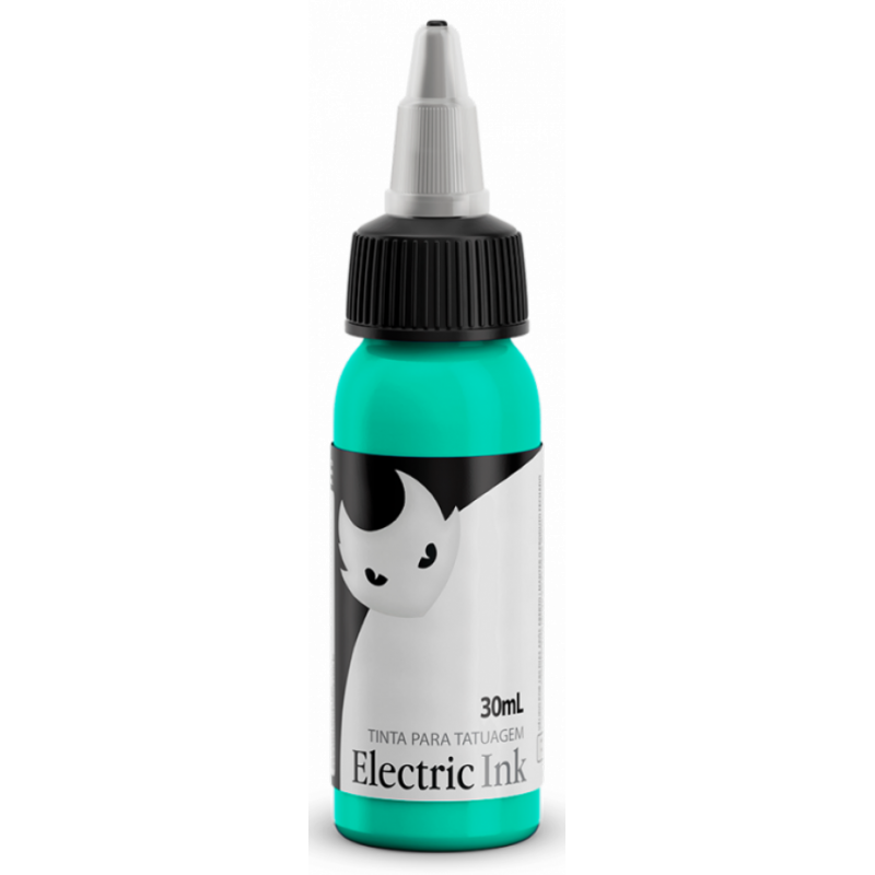 TINTA P/ TATUAGEM ELECTRIC INK COR: VERDE AGUA - 30ML (VENC. 09/2024)