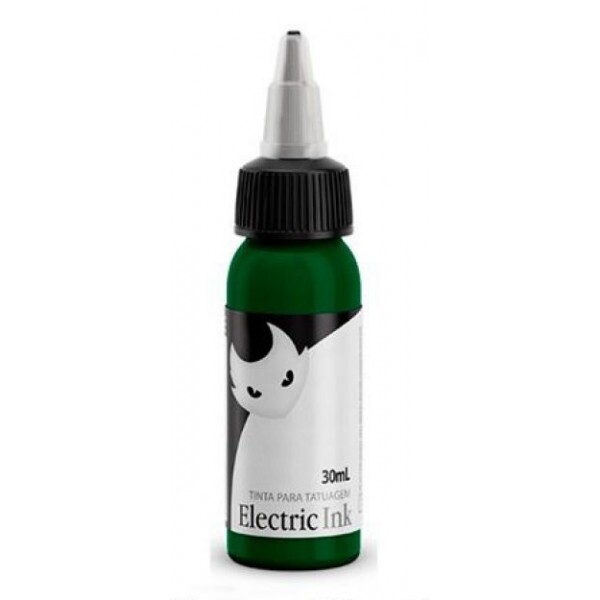 TINTA P/ TATUAGEM ELECTRIC INK COR: VERDE BANDEIRA - 30ML