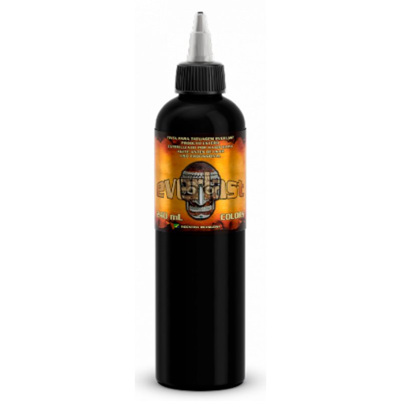 TINTA P/ TATUAGEM ELECTRIC INK - EVERLAST TRIBAL BLACK - 240ML  