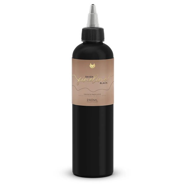 TINTA ELETRIC INK EASYGLOW FINE LINE RAVEN BLACK - 240ML