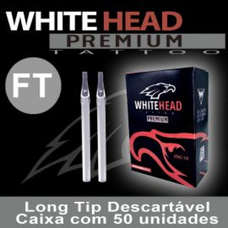 PONTEIRA LONG TIP WHITE HEAD PREMIUM 07FT (CX C/ 50 UNID) 