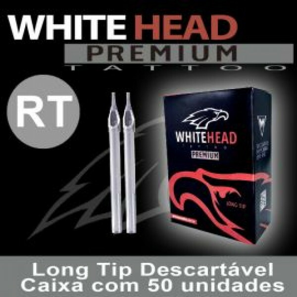 PONTEIRA LONG TIP WHITE HEAD PREMIUM 13RT (CX C/ 50 UNID) 