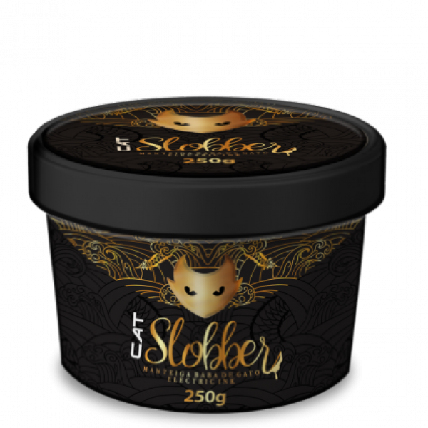 CAT SLOBBER ELECTRIC INK MANTEIGA PARA TATUAGEM - POTE 250GR